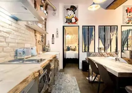 P1- Wonderful Experience Near Montmatre For 4-6p Apartmán