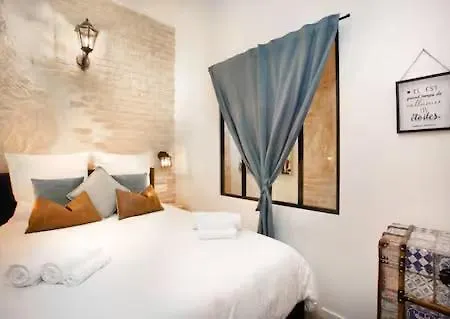 Apartmán P1- Wonderful Experience Near Montmatre For 4-6p *